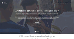 Desktop Screenshot of ethicadata.com